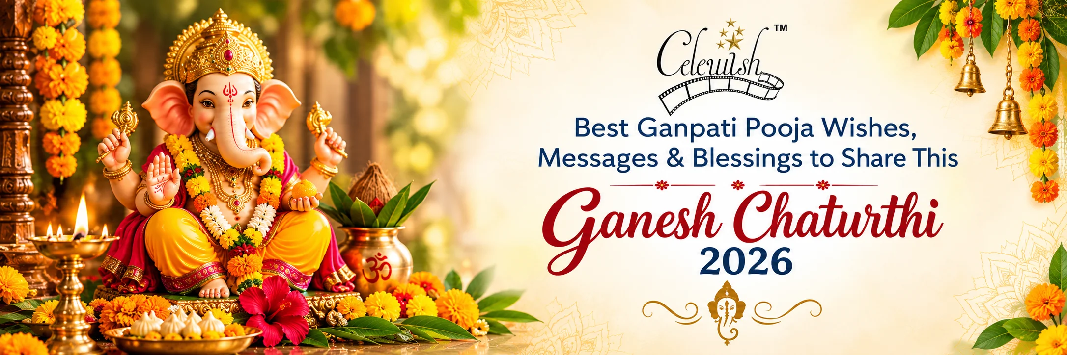 Best Ganpati Pooja Wishes, Messages & Blessings to Share