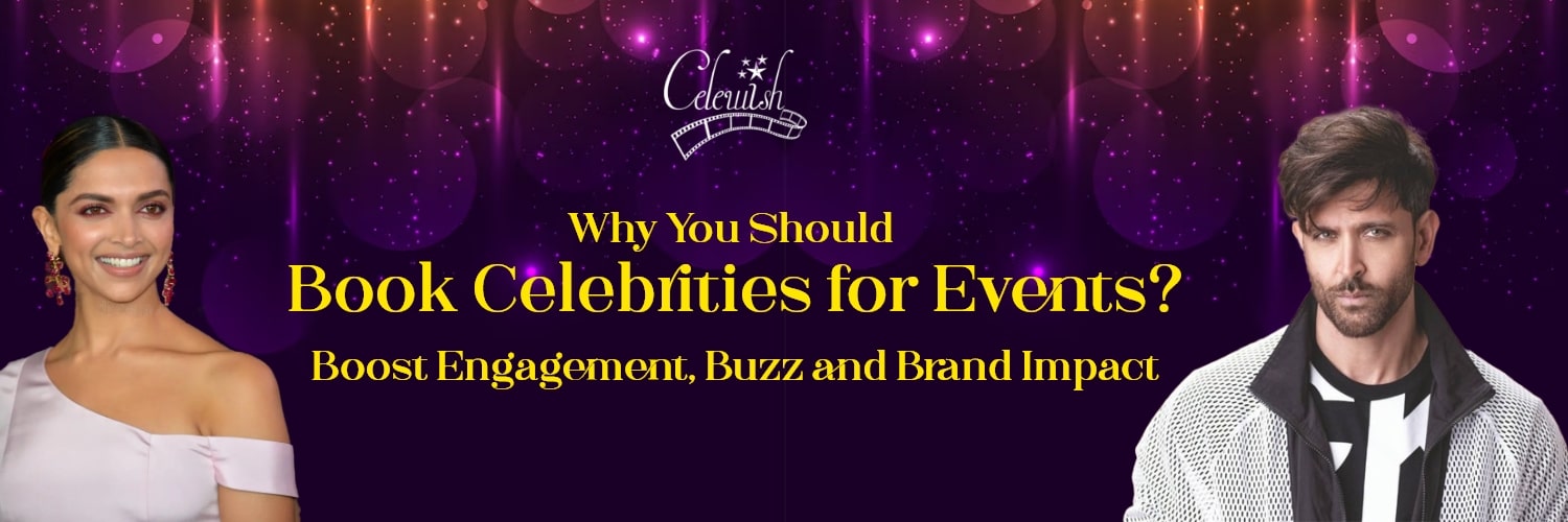 why book celebrities for events